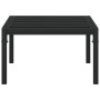 Mesa de centro de jardín acero negro 60x60x35 cm de vidaXL, Sofás modulares de exterior - Ref: Foro24-362726, Precio: 52,67 €...