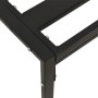 Mesa de centro de jardín acero negro 60x60x35 cm de vidaXL, Sofás modulares de exterior - Ref: Foro24-362726, Precio: 52,67 €...