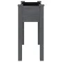 Jardinera con forro interior madera abeto gris 71x37x76 cm de vidaXL, Maceteros y jardineras - Ref: Foro24-364232, Precio: 56...
