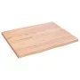Tablero mesa madera tratada roble borde natural 60x50x2 cm de vidaXL, Tableros para mesas - Ref: Foro24-363932, Precio: 53,43...