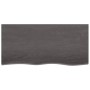 Estante pared madera roble tratada marrón oscuro 100x50x(2-6)cm de vidaXL, Estantes y estanterías - Ref: Foro24-363808, Preci...