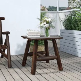 Solid fir wood side table 49x49x50 cm by vidaXL, Modular outdoor sofas - Ref: Foro24-363352, Price: 47,55 €, Discount: %