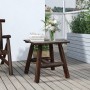 Mesa auxiliar madera maciza abeto 49x49x50 cm de vidaXL, Sofás modulares de exterior - Ref: Foro24-363352, Precio: 44,01 €, D...