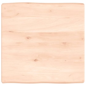 Tablero de mesa madera maciza borde natural 60x60x(2-6) cm de vidaXL, Tableros para mesas - Ref: Foro24-363871, Precio: 62,23...