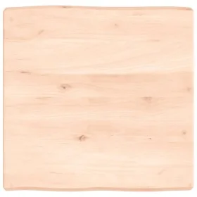 Tablero de mesa madera maciza borde natural 60x60x(2-6) cm de vidaXL, Tableros para mesas - Ref: Foro24-363871, Precio: 58,14...