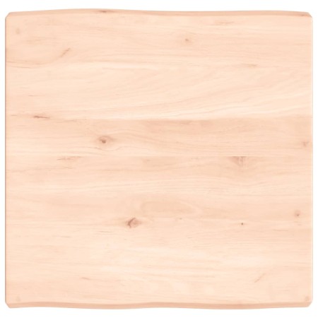 Tablero de mesa madera maciza borde natural 60x60x(2-6) cm de vidaXL, Tableros para mesas - Ref: Foro24-363871, Precio: 62,23...