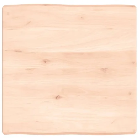 Tablero de mesa madera maciza borde natural 60x60x(2-6) cm de vidaXL, Tableros para mesas - Ref: Foro24-363871, Precio: 58,14...