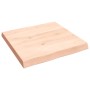 Tablero de mesa madera maciza borde natural 60x60x(2-6) cm de vidaXL, Tableros para mesas - Ref: Foro24-363871, Precio: 62,23...