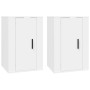 Muebles para TV de pared 2 uds blanco 40x34,5x60 cm en Muebles TV | Comprar online en Foru.es