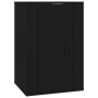 Mueble para TV de pared negro 40x34,5x60 cm en Muebles TV | Comprar online en Foru.es
