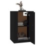 Mueble para TV de pared negro 40x34,5x60 cm en Muebles TV | Comprar online en Foru.es
