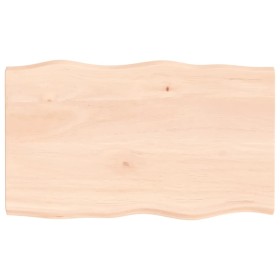 Tablero de mesa madera maciza borde natural 100x60x(2-4) cm de vidaXL, Tableros para mesas - Ref: Foro24-363888, Precio: 93,1...