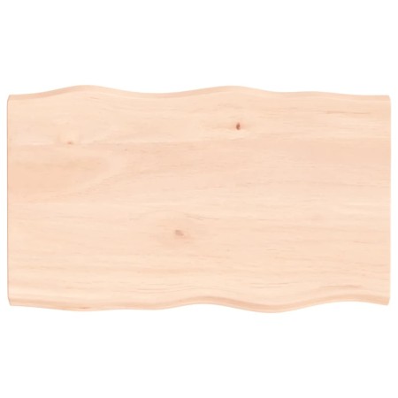 Tablero de mesa madera maciza borde natural 100x60x(2-4) cm de vidaXL, Tableros para mesas - Ref: Foro24-363888, Precio: 93,1...