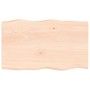 Tablero de mesa madera maciza borde natural 100x60x(2-4) cm de vidaXL, Tableros para mesas - Ref: Foro24-363888, Precio: 93,1...
