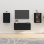 Muebles para TV de pared 2 uds negro 40x34,5x60 cm en Muebles TV | Comprar online en Foru.es