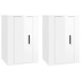 Muebles para TV de pared 2 uds blanco brillante 40x34,5x60 cm en Muebles TV | Comprar online en Foru.es