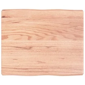 Treated wood table top with natural brown edge 60x50x(2-6) cm by vidaXL, Table tops - Ref: Foro24-363934, Price: 43,09 €, Dis...