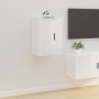 Muebles para TV de pared 2 uds blanco brillante 40x34,5x60 cm en Muebles TV | Comprar online en Foru.es