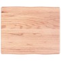 Tablero mesa madera tratada borde natural marrón 60x50x(2-6) cm de vidaXL, Tableros para mesas - Ref: Foro24-363934, Precio: ...