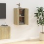 Mueble para TV de pared roble Sonoma 40x34,5x60 cm en Muebles TV | Comprar online en Foru.es