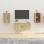 Muebles para TV de pared 2 uds roble Sonoma 40x34,5x60 cm en Muebles TV | Comprar online en Foru.es