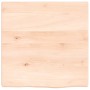 Estante de pared madera maciza de roble sin tratar 40x40x2 cm de vidaXL, Estantes y estanterías - Ref: Foro24-363509, Precio:...