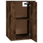 Mueble para TV de pared roble ahumado 40x34,5x60 cm en Muebles TV | Comprar online en Foru.es