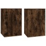 Muebles para TV de pared 2 uds roble ahumado 40x34,5x60 cm en Muebles TV | Comprar online en Foru.es