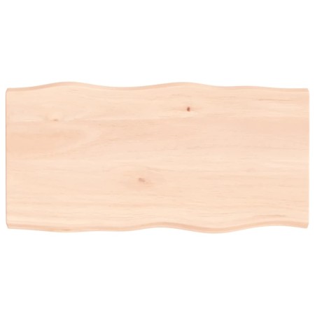 Tablero de mesa madera maciza borde natural 100x50x(2-4) cm de vidaXL, Tableros para mesas - Ref: Foro24-363885, Precio: 56,3...