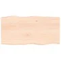 Solid wood table top with natural edge 100x50x(2-4) cm by vidaXL, Table tops - Ref: Foro24-363885, Price: 52,66 €, Discount: %