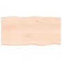 Tablero de mesa madera maciza borde natural 100x50x(2-4) cm de vidaXL, Tableros para mesas - Ref: Foro24-363885, Precio: 56,3...
