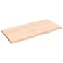 Massivholz Tischplatte natürliche Kante 100x50x(2-4) cm von vidaXL, Tischplatten - Ref: Foro24-363885, Preis: 52,66 €, Rabatt: %
