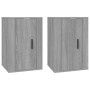 Muebles para TV de pared 2 uds gris Sonoma 40x34,5x60 cm en Muebles TV | Comprar online en Foru.es