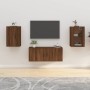 Muebles para TV de pared 2 uds roble marrón 40x34,5x60 cm en Muebles TV | Comprar online en Foru.es