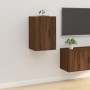 Muebles para TV de pared 2 uds roble marrón 40x34,5x60 cm en Muebles TV | Comprar online en Foru.es