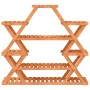Soporte para flores de madera maciza abeto 110x25x105 cm de vidaXL, Soportes para macetas - Ref: Foro24-362878, Precio: 45,36...