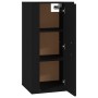 Mueble para TV de pared negro 40x34,5x80 cm en Muebles TV | Comprar online en Foru.es