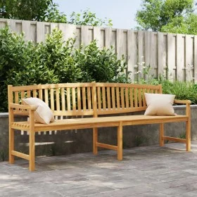 Banco de jardín madera maciza de teca 228x59,5x90 cm de vidaXL, Bancos de jardín - Ref: Foro24-364411, Precio: 316,26 €, Desc...