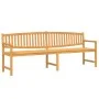Banco de jardín madera maciza de teca 228x59,5x90 cm de vidaXL, Bancos de jardín - Ref: Foro24-364411, Precio: 316,26 €, Desc...