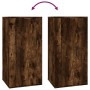 Mueble para TV de pared roble ahumado 40x34,5x80 cm en Muebles TV | Comprar online en Foru.es