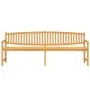 Banco de jardín madera maciza de teca 228x59,5x90 cm de vidaXL, Bancos de jardín - Ref: Foro24-364411, Precio: 316,26 €, Desc...