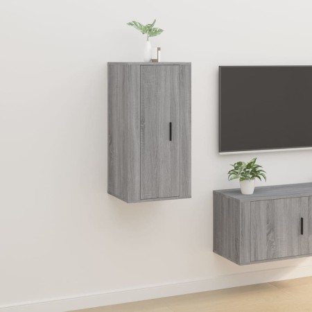 Mueble para TV de pared gris Sonoma 40x34,5x80 cm en Muebles TV | Comprar online en Foru.es