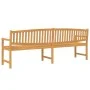 Banco de jardín madera maciza de teca 228x59,5x90 cm de vidaXL, Bancos de jardín - Ref: Foro24-364411, Precio: 316,26 €, Desc...