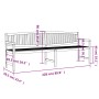 Banco de jardín madera maciza de teca 228x59,5x90 cm de vidaXL, Bancos de jardín - Ref: Foro24-364411, Precio: 320,35 €, Desc...