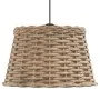 Pantalla para lámpara de techo mimbre marrón Ø38x23 cm de vidaXL, Pantallas para lámparas - Ref: Foro24-364376, Precio: 39,34...