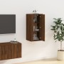 Mueble para TV de pared roble marrón 40x34,5x80 cm en Muebles TV | Comprar online en Foru.es