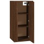 Mueble para TV de pared roble marrón 40x34,5x80 cm en Muebles TV | Comprar online en Foru.es