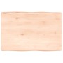 Tablero de mesa madera maciza borde natural 60x40x(2-6) cm de vidaXL, Tableros para mesas - Ref: Foro24-363865, Precio: 44,81...