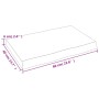 Tablero de mesa madera maciza borde natural 60x40x(2-6) cm de vidaXL, Tableros para mesas - Ref: Foro24-363865, Precio: 44,81...