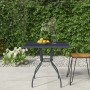 Mesa de jardín malla de acero gris antracita 80x80x72,5 cm de vidaXL, Mesas de jardín - Ref: Foro24-362731, Precio: 109,57 €,...